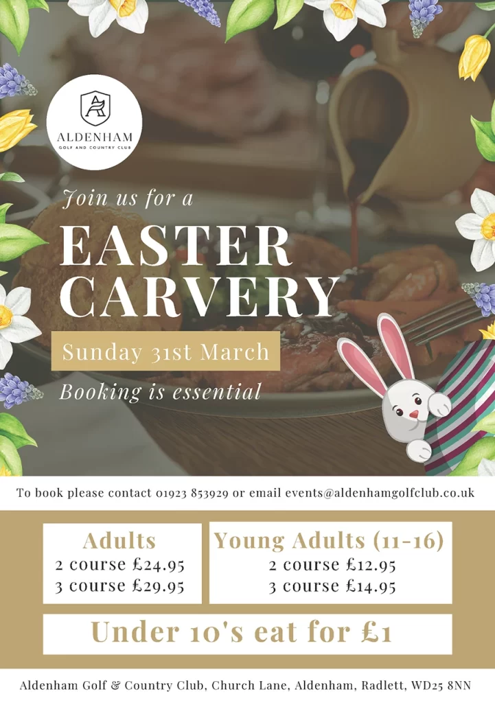 Easter Sunday Carvery poster